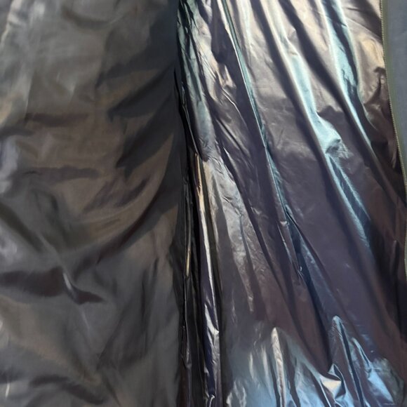 Tommy Hilfiger Multimedia Puffer Jacket Hooded M Dark Blue Warm Shiny - Picture 9 of 10